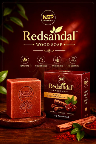 RED SANDAL  WOOD SOAP